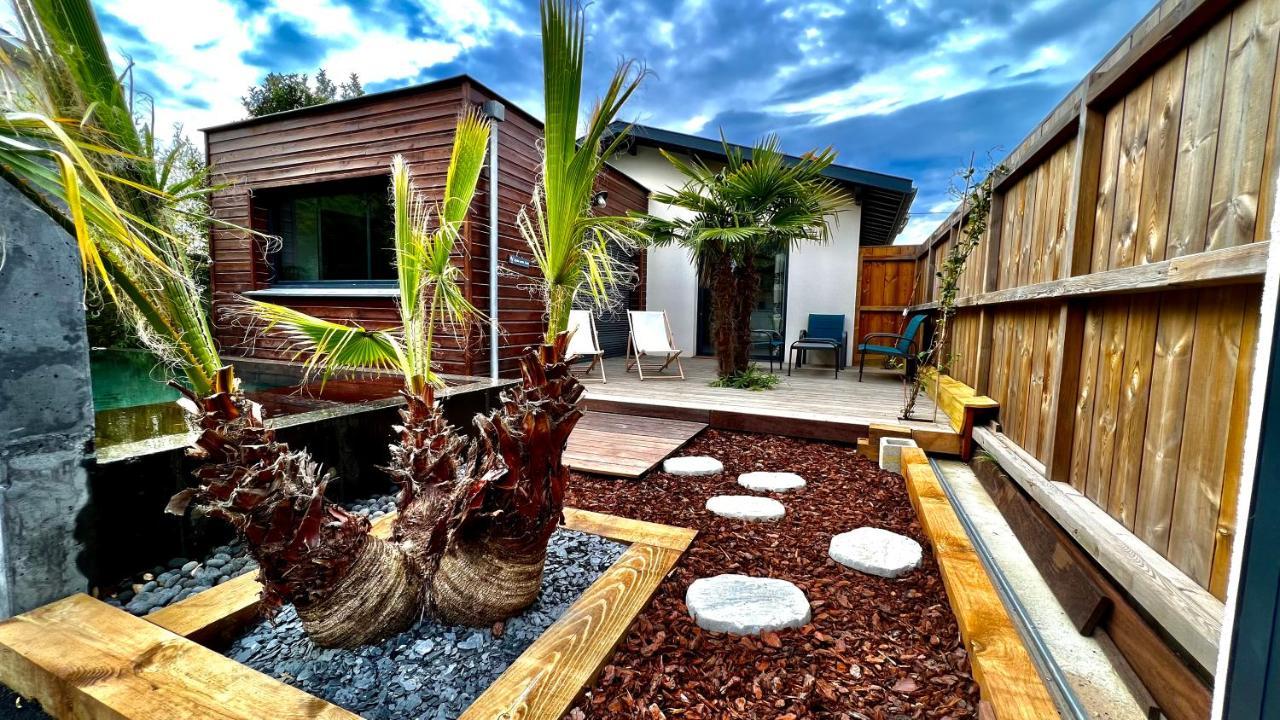 La Villa Canopee - Piscine Chauffee-Fibre-Clim-Jacuzzi Гюжан-Местрас Экстерьер фото