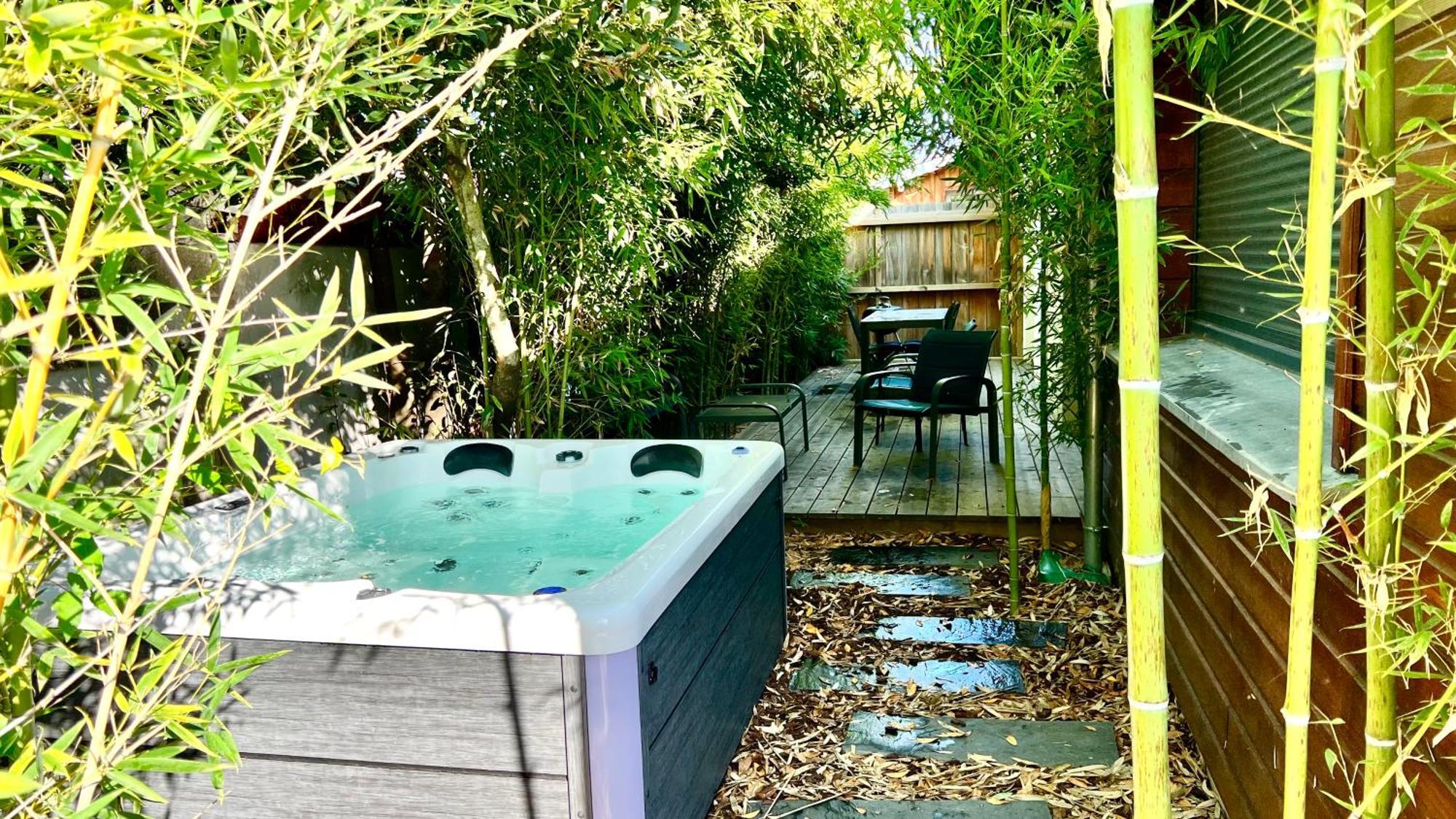 La Villa Canopee - Piscine Chauffee-Fibre-Clim-Jacuzzi Гюжан-Местрас Экстерьер фото